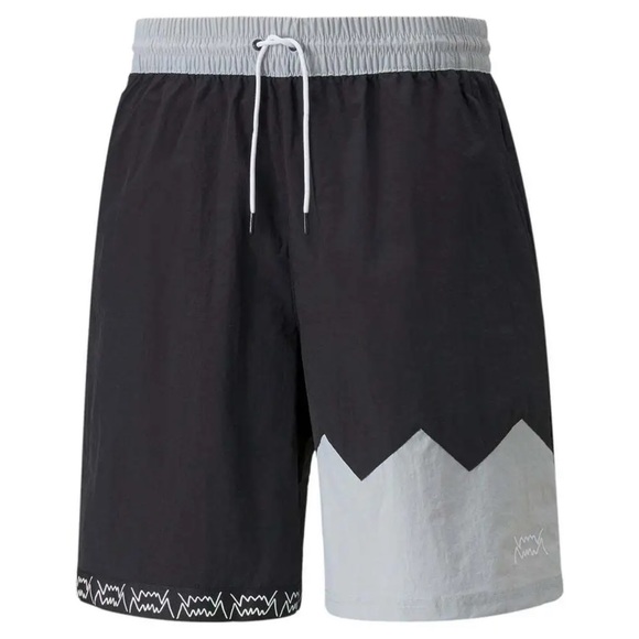 Puma Jaws Woven Shorts Mens Black Casual Athletic Bottoms MULTIPLE SIZES - Picture 3 of 10